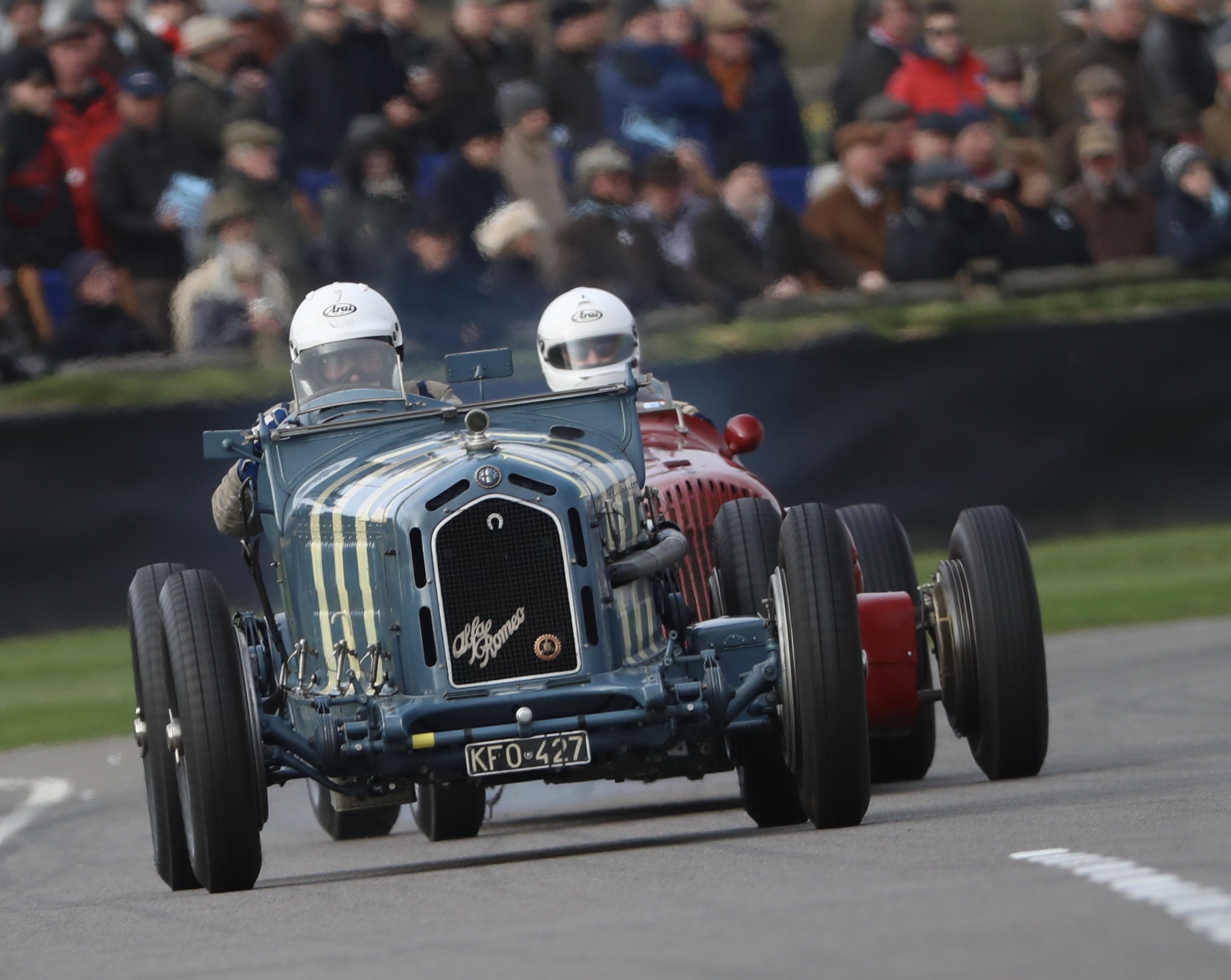 The Alfa Romeo 8C Monza of Derek Hood completed its first race with JD Classics without fault.