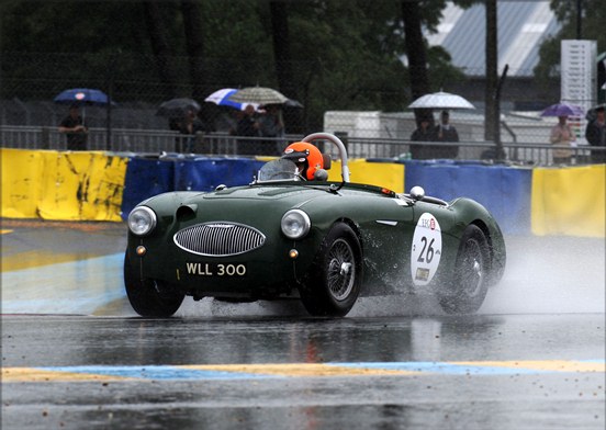 Having run well all weekend, the Austin Healey 100S of John Young acheived a 4th place in the weekend's overall results for Plateau 2. 