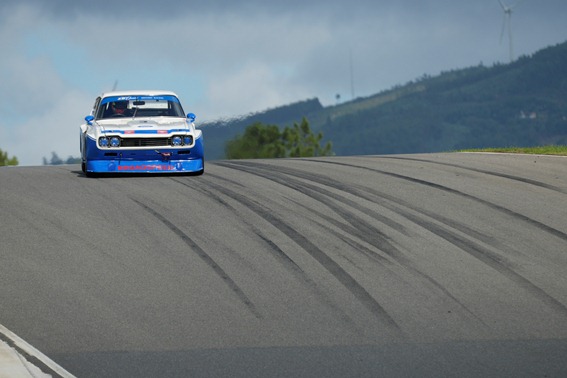 The stunning Ford Cologne Capri roared to a double victory in the Historic Touring Car Challenge Races