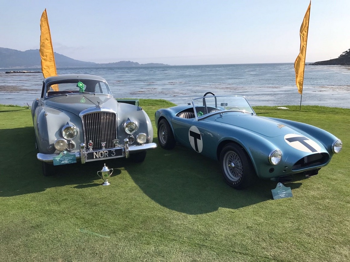 JD Classics were pleased to be awarded the coveted FIVA award for the best preserved and regularly driven car with their unrestored 1954 Bentley R-Type Continental