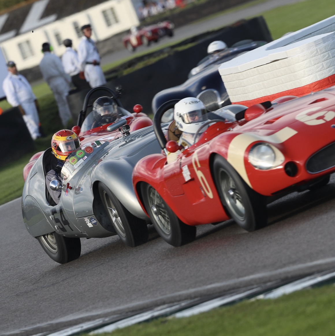 Starting the race from the back of the grid, the Cooper T33 charged from the back of the grid to the front to claim another victory in the Freddie March Memorial Trophy.