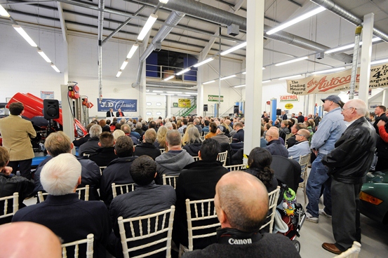 Our guests flocked to the main workshop in their droves to hear Sir Stirling Moss talk