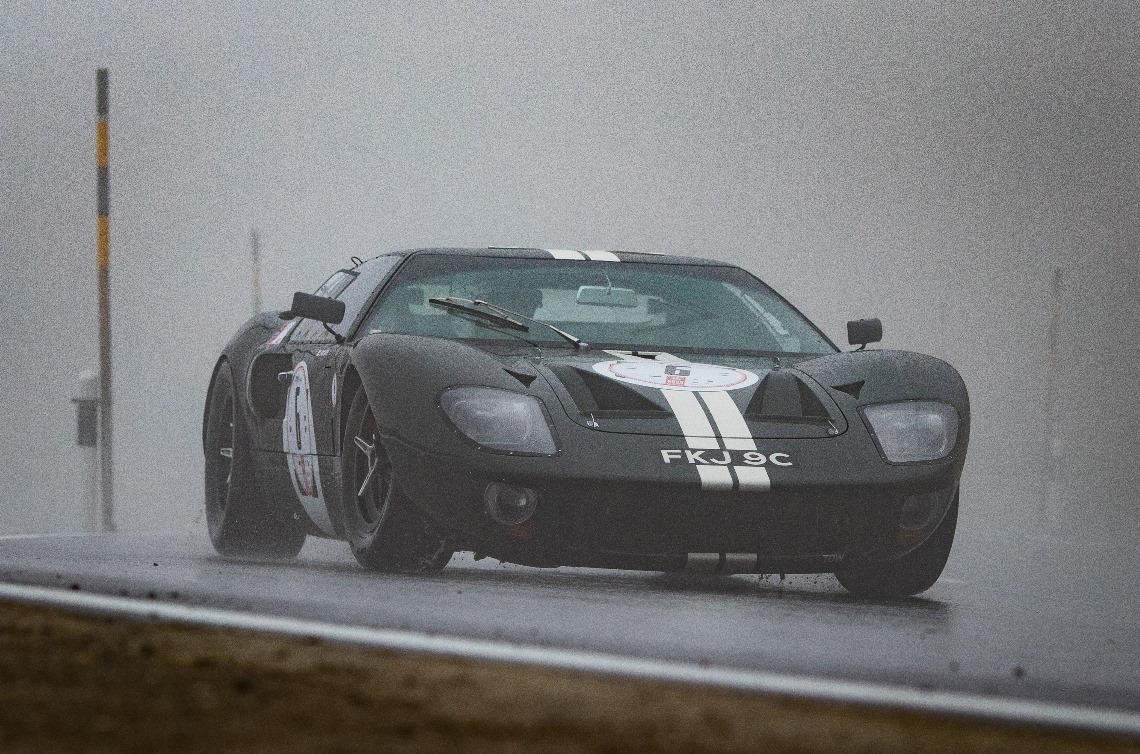 The GT40 of Derek Hood finished the weekend in an impressive sixth place overall