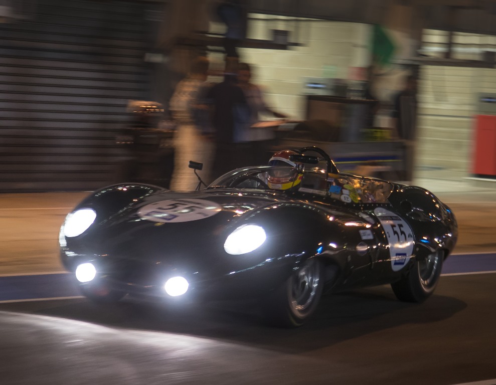 Having claimed an unrivalled pole position during Friday's qualifying session, the Costin Lister of Chris Ward took advantage of the night practice in order to familarise the car with the complex La Sarthe circuit
