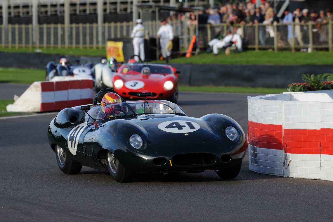 In the final race of the weekend, Chris Ward drove the Costin Lister to a second place in the weekend's Sussex Trophy 