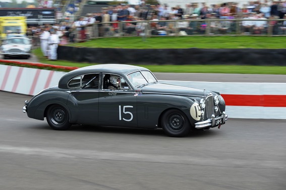 The Jaguar MK7 of Derek Hood and Amanda Stretton performed consistently throughout the weekend