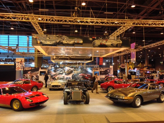 JD Classics' extensive 11 car display takes pride of place at the 2014 Retromobile
