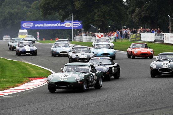 The JD Classics Lightweight E-Type leading the pack