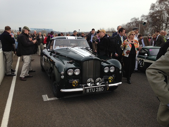 The Bentley R-Type Gooda Special Coupe attracted a lot of admirers throughout the weekend