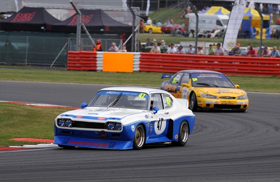The Ford Cologne Capri was driven to a 1st in class by Touring Car veteran Steve Soper in the first of two Jet Super Touring Car Trophy races.