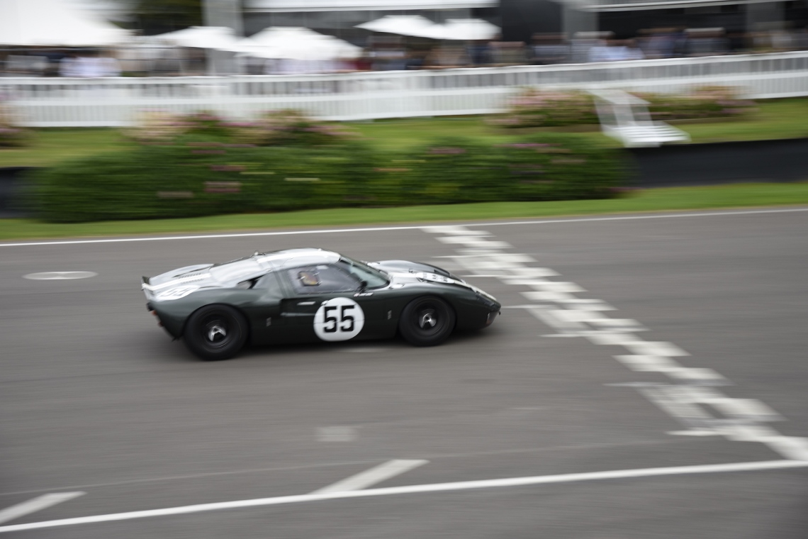 The newest addition to the JD Classics competition department saw the Ford GT40 of Chris Ward qualify in 8th place with the Whitsun Trophy field