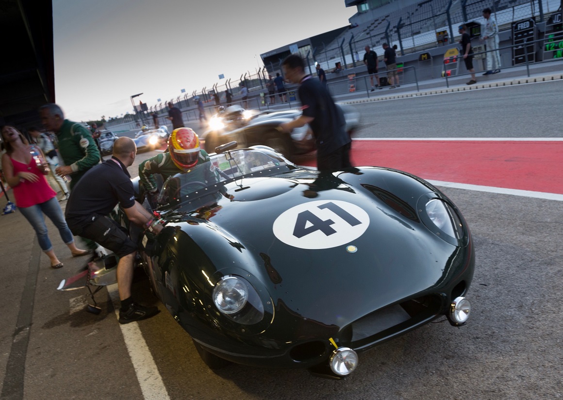 Contending with the fading light conditions, Chris Ward still qualified the Costin Lister on pole position within the MRL 50s Sports Car field.
