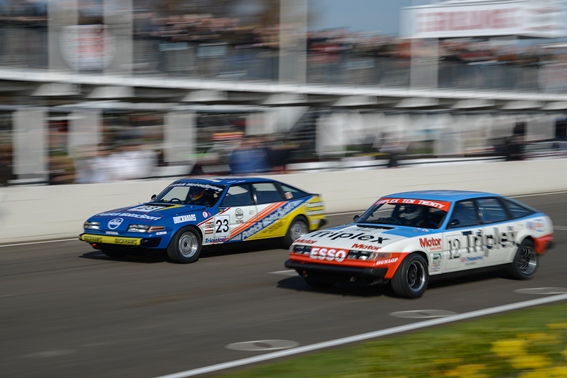 The ex-Patrick Motorsport Rover SD1 of Chris Ward and Andrew Smith proved the car to beat in the Gerry Marshall Trophy Race