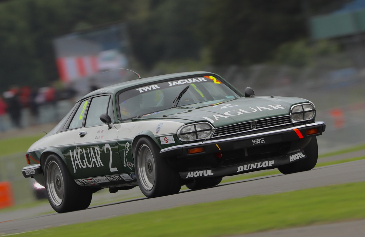 The TWR XJS competed against tough weather conditions in the Jet Super Touring Car Trophy