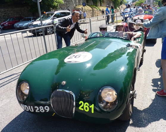 AC/DC frontman Brian Johnson successfully completed this years event with Mark Dixon in a Jaguar XK120